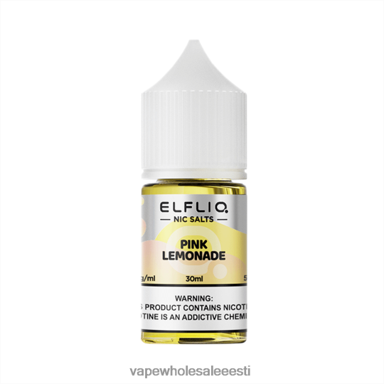 E Sigaret - ELFBAR ELFLIQ NIC SOL 30ML roosa limonaad JP42V425