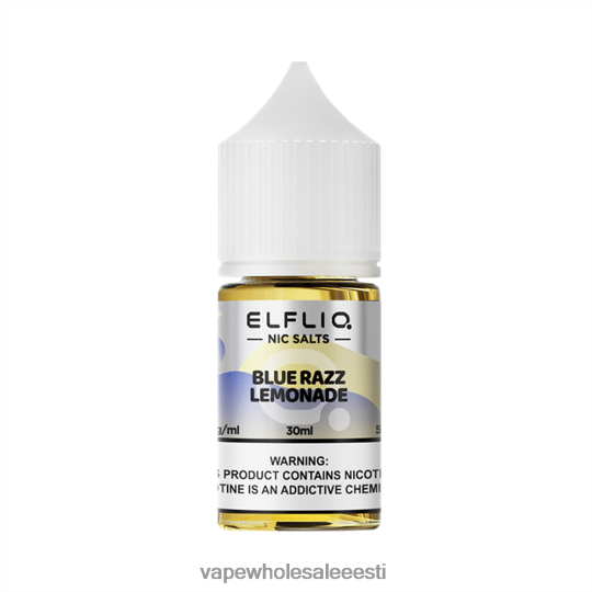 E Sigaret Ühekordne - ELFBAR ELFLIQ NIC SOL 30ML sinine razz -limonaad JP42V410