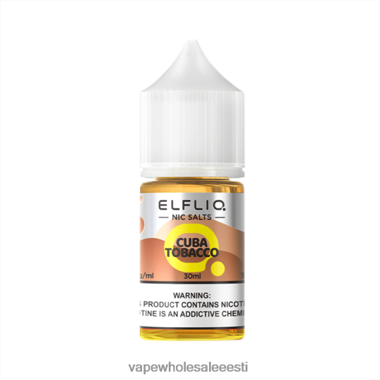 E Sigaretid - ELFBAR ELFLIQ NIC SOL 30ML Kuuba tubakas JP42V416