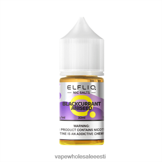 E Sigaretipood Tartu - ELFBAR ELFLIQ NIC SOL 30ML Mustvälja aniis JP42V49