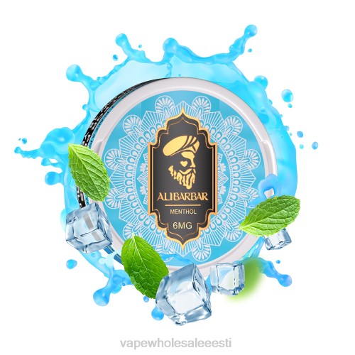 Vape Tallinn - mentool 6F8Z63 ALIBARBAR nikotiini kott