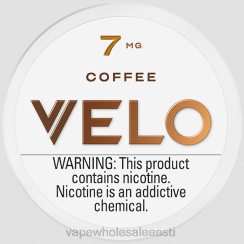 Vape Wholesale Eesti - kohvi 6F8Z51 VELO nikotiini kott 7mg