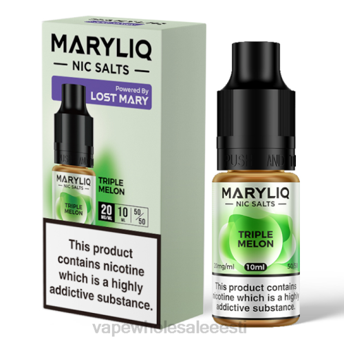 E Sigaret Ühekordne - kolmekordne melon 6F8Z460 LOST MARY MARYLIQ niksoolad - 10 ml - 20 mg