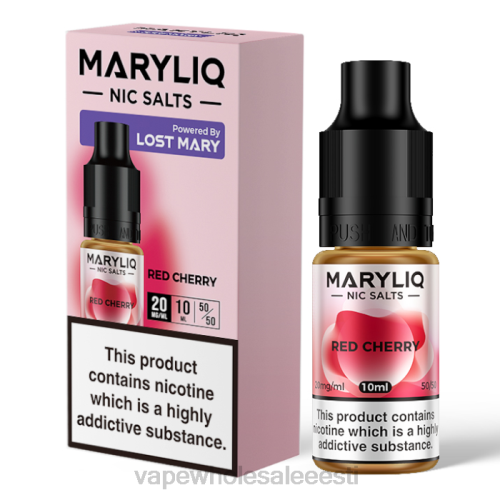 E Sigaret - punane kirss 6F8Z455 LOST MARY MARYLIQ niksoolad - 10 ml - 20 mg