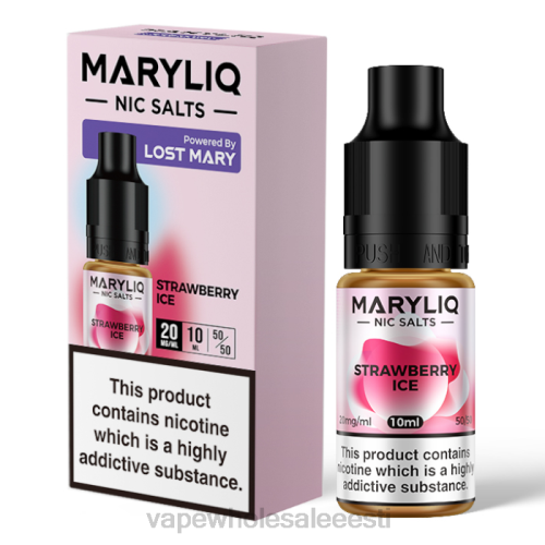 E Sigaretipood - maasikajää 6F8Z457 LOST MARY MARYLIQ niksoolad - 10 ml - 20 mg