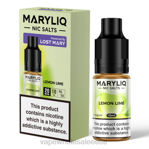 E Sigaretipood - sidruni laim 6F8Z447 LOST MARY MARYLIQ niksoolad - 10 ml - 20 mg