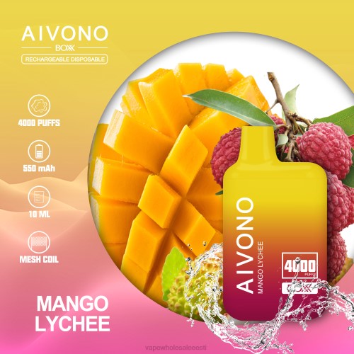 E Sigaretid - Aivono AIM BOXX 4000 mango litši 2X88216