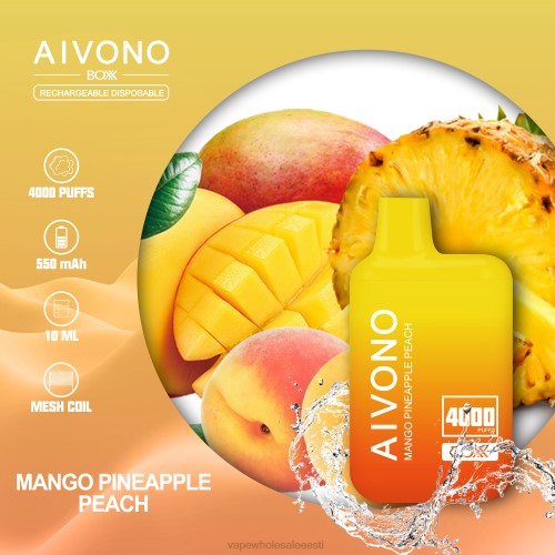 E Sigaretipood Tartu - Aivono AIM BOXX 4000 mango ananass virsik 2X88219