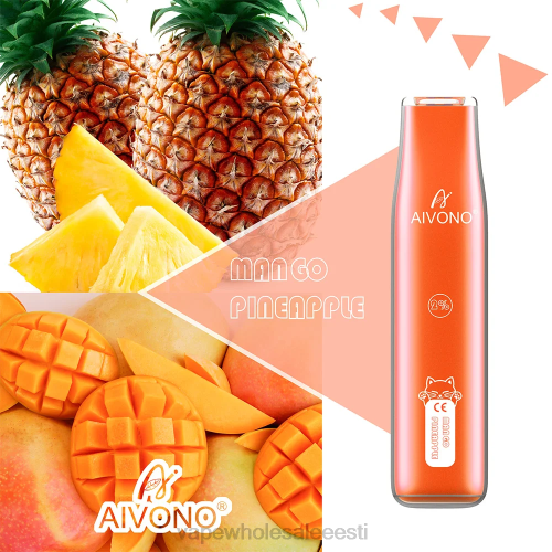 E Sigaret Ühekordne - Aivono AIM CAT 400 mango ananass 2X88340