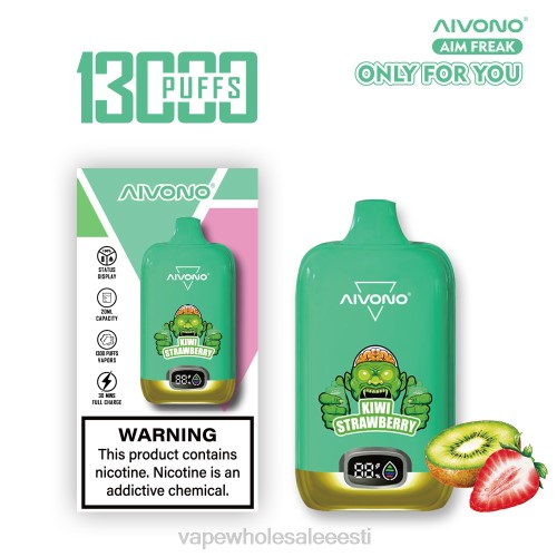 E Sigaretid - Aivono AIM FREAK 13 000 kiivi maasikas 2X88246