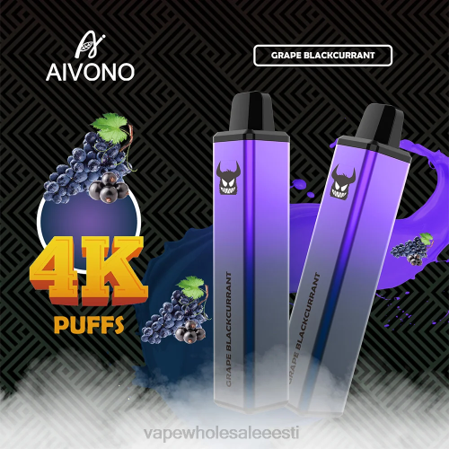 E Sigaretipood Tartu - Aivono AIM FREAK 4000 viinamarja mustsõstar 2X88259