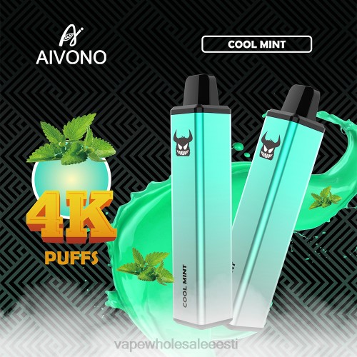 Nikotiinivaba Vape - Aivono AIM FREAK 4000 lahe piparmünt 2X88254