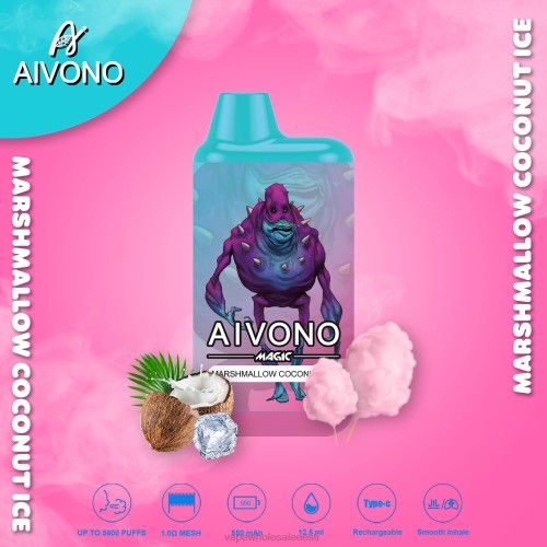 E Sigaret - Aivono AIM MAGIC 5800 suukarbi sigaret vahukommi kookosjää 2X8895
