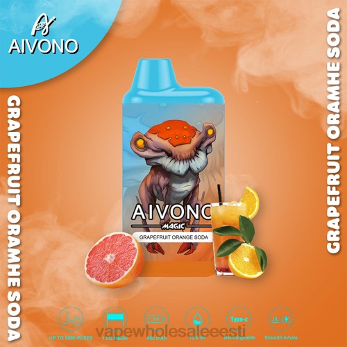 Vape Wholesale Eesti - Aivono AIM MAGIC 5800 suukarbi sigaret greibi apelsini sooda 2X88101