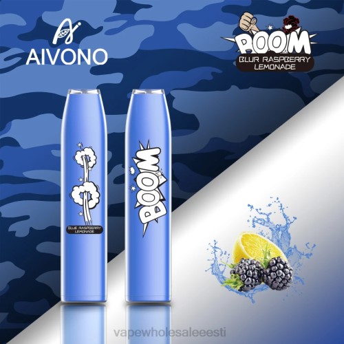 E Sigaret - Aivono AIM BOOM 600 sinise vaarika limonaad 2X88355