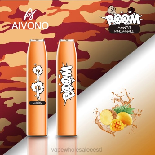 E Sigaret Ühekordne - Aivono AIM BOOM 600 mango ananass 2X88360