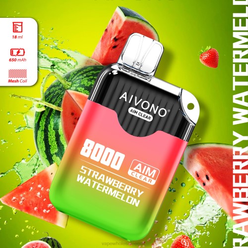 E Sigareti Vedelik - Aivono AIM CLEAR 8000 maasikas arbuus 2X88208
