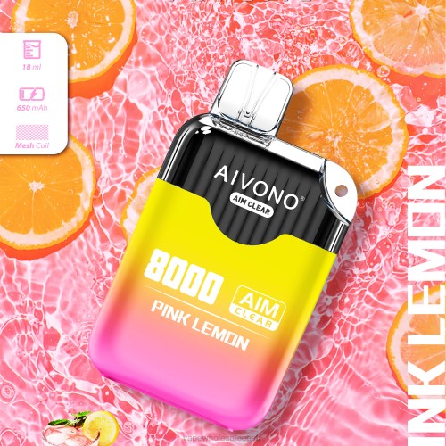 Vape Wholesale Eesti - Aivono AIM CLEAR 8000 roosa sidrun 2X88211