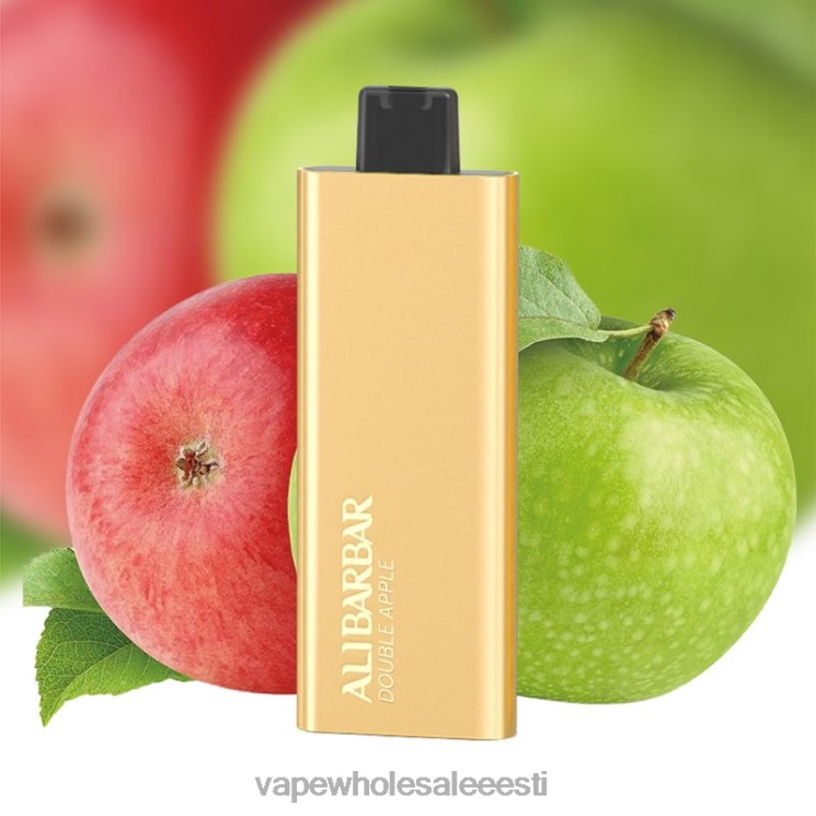 E Sigaretid - Alibarbar Pandora 7000 ühekordset vape kahekordne õun L446866