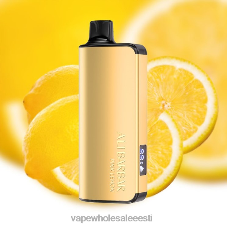 E Sigaret Ühekordne - Alibarbar Ingot 20 000 ühekordselt kasutatav vape roosa sidrun L446840