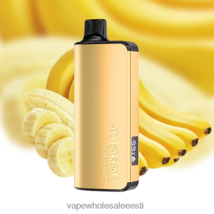 E Sigaretid - Alibarbar Ingot 20 000 ühekordselt kasutatav vape banaanisumin L446846