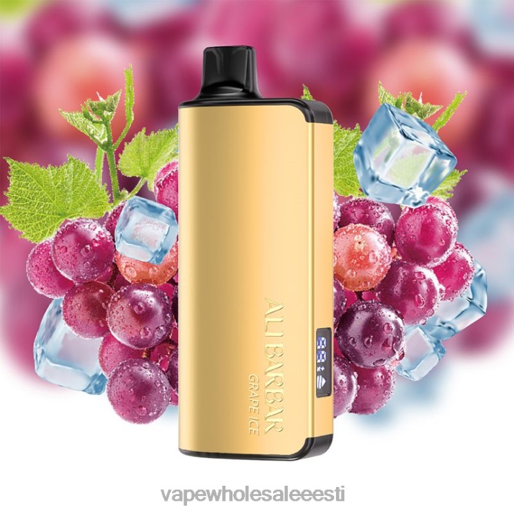 E Sigaretipood - Alibarbar Ingot 20 000 ühekordselt kasutatav vape viinamarja jää L446837