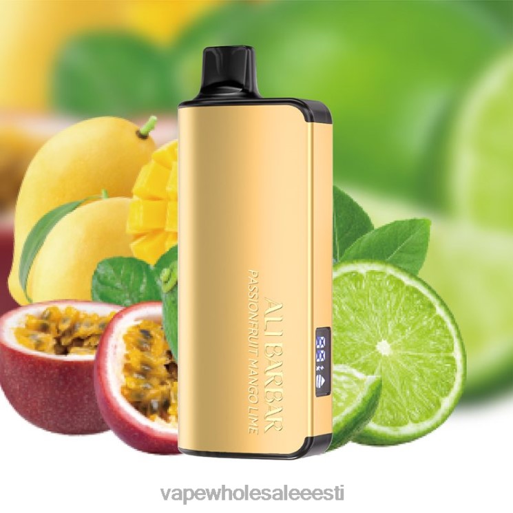 E Sigaretipood Tartu - Alibarbar Ingot 20 000 ühekordselt kasutatav vape passionfruit mango laim L446839