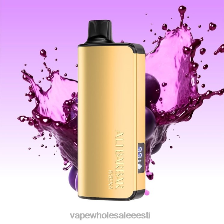 Vape Eesti - Alibarbar Ingot 20 000 ühekordselt kasutatav vape ribena L446842