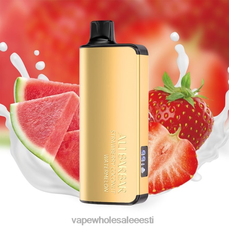 Vape Tallinn - Alibarbar Ingot 20 000 ühekordselt kasutatav vape maasika kookose arbuus L446843