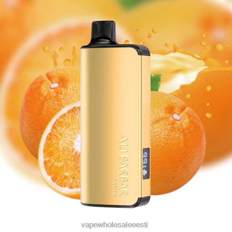 E Sigaretid - Alibarbar Ingot 9000 ühekordselt kasutatav vape California päikeseloojang L446816