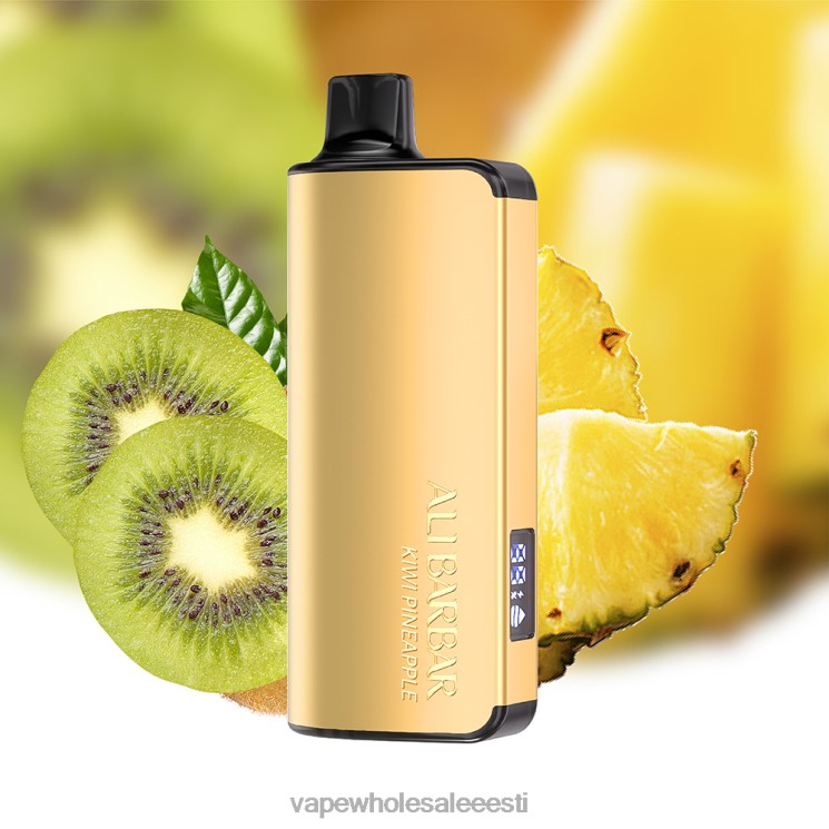 Vape Wholesale Eesti - Alibarbar Ingot 9000 ühekordselt kasutatav vape kiivi ananass L446821