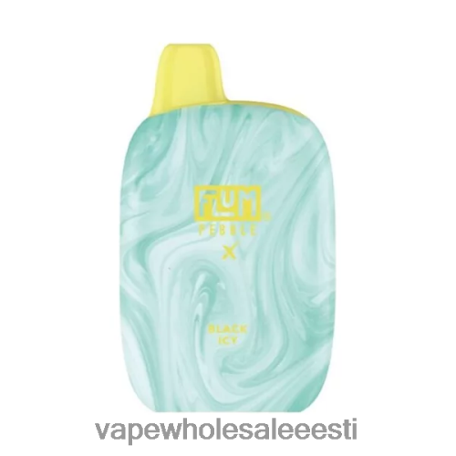 E Sigaretipood - FLUM PEBBLES 6000 pahvi must jäine R4F0L817