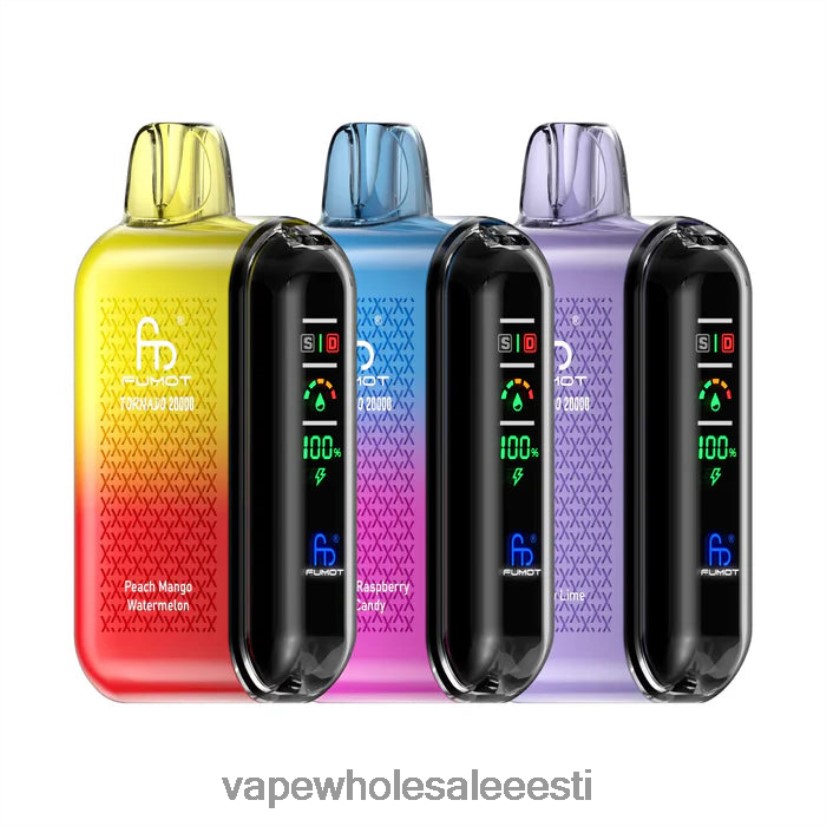 E Sigaretipood - Fumot Tornado 20 000 ühekordselt kasutatav vape eksklusiivne P0Z8PP17