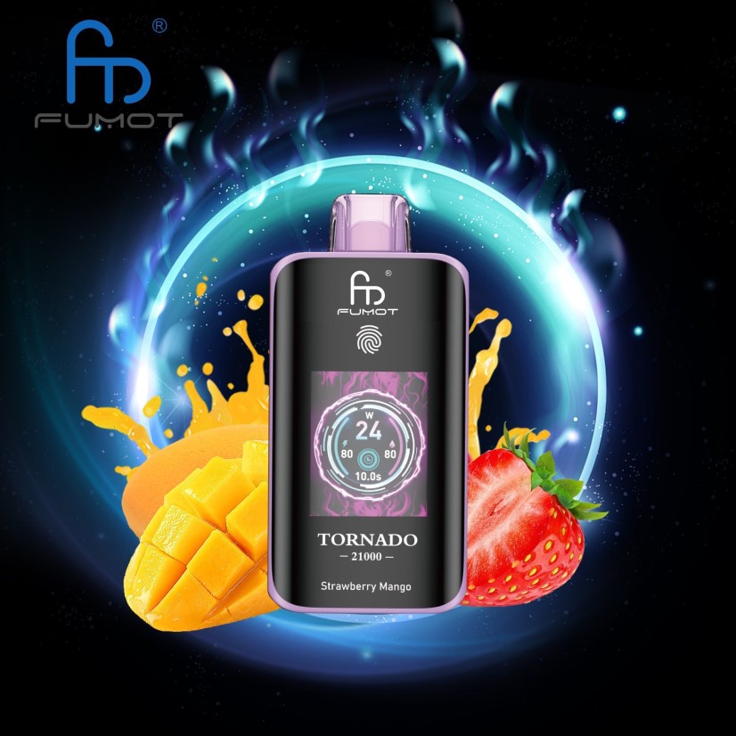 Vape Wholesale Eesti - Fumot Tornado 25000 ühekordset veipi maasika mango P0Z8PP11