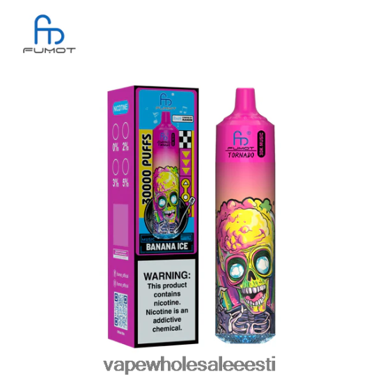 Vape Wholesale Eesti - Fumot Tornado 30k muusikat banaani jää D2L0HP1