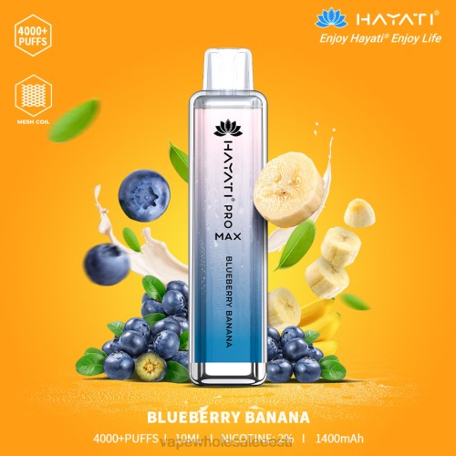 Vape Eesti - mustika banaan 6F8Z192 Hayati Pro Max 4000
