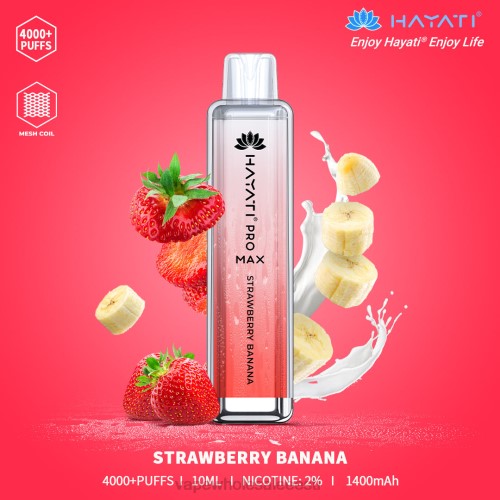 Vape Tallinn - maasika banaan 6F8Z193 Hayati Pro Max 4000