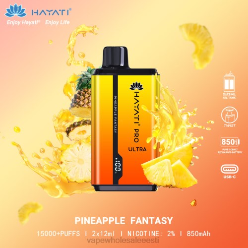 Vape Tallinn - ananassi fantaasia 6F8Z213 Hayati Pro Ultra