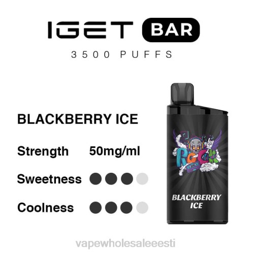 Vape Wholesale Eesti - murakajää 6F8Z91 IGET BAR 3500 5% nikotiini