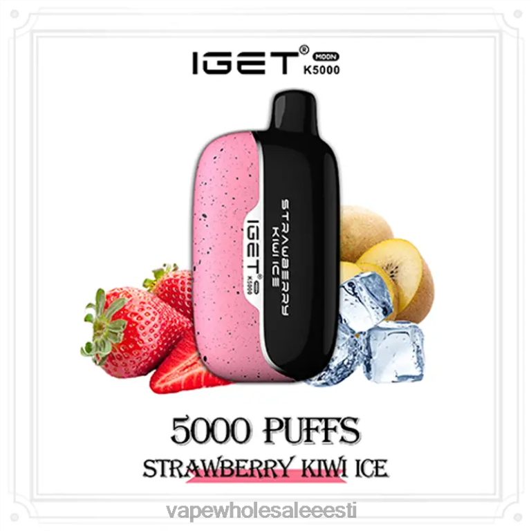 E Sigareti Vedelik - IGET Moon k5000 0VL6J18 maasika kiivi jää
