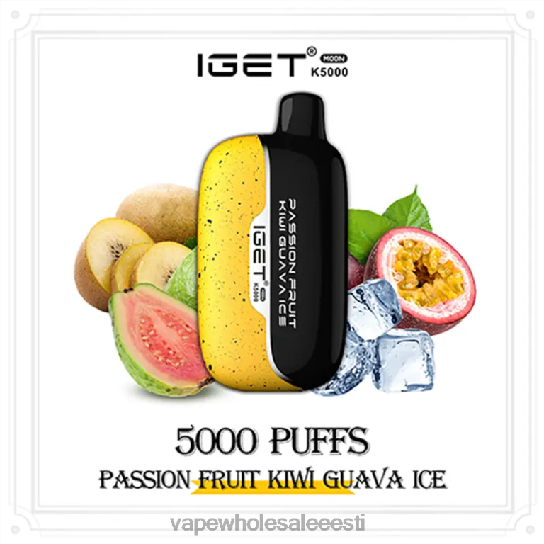 Vape Eesti - IGET Moon k5000 0VL6J2 kannatusvilja kiivi guajaav jää