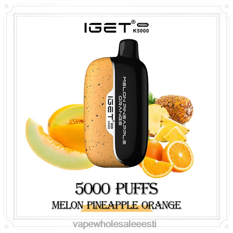 Vape Tallinn - IGET Moon k5000 0VL6J13 melon ananass apelsin