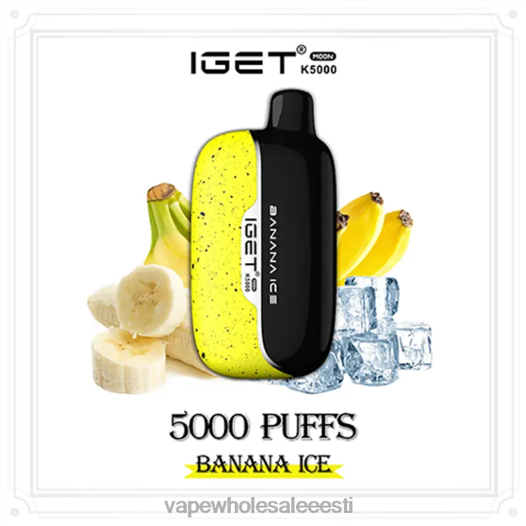 Vape Wholesale Eesti - IGET Moon k5000 0VL6J11 banaani jää