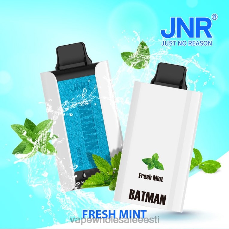 Nikotiinivaba Vape - JNR BATMAN 11 000 värske piparmünt 0686Z4