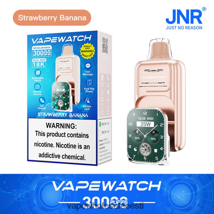 E Sigaretipood - JNR vape käekell 4PNV6P7 maasika banaan
