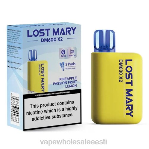 E Sigareti Vedelik - ananassi kannatusvilja sidrun 6F8Z478 LOST MARY DM600 X2