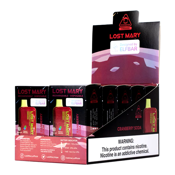 E Sigaretipood Tartu - jõhvika sooda 6F8Z109 LOST MARY OS5000