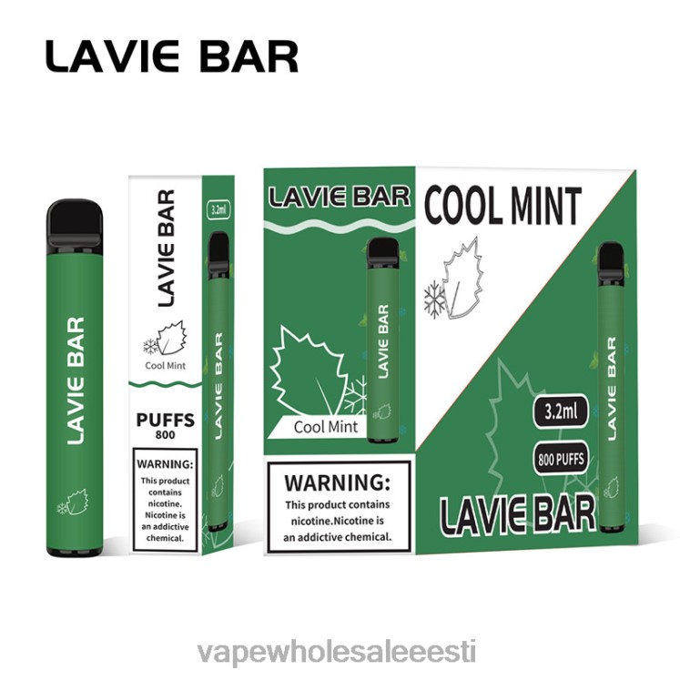 Vape Wholesale Eesti - LAVIE BAR 800 pahvi J4H4J311 lahe piparmünt