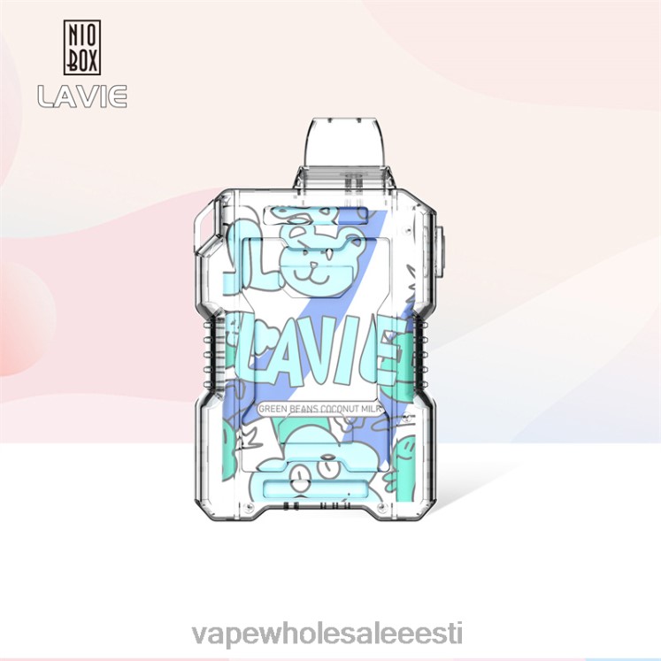 E Sigareti Vedelik - LAVIE NIO BOX 9000 pahvi J4H4J188 rohelised oad kookospiim