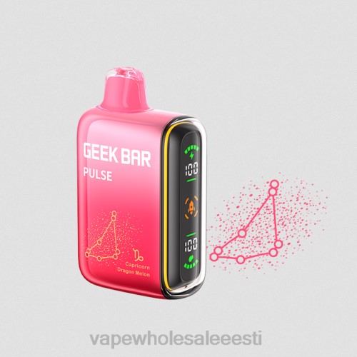 E Sigaret Ühekordne - draakoni melon 6F8Z70 GEEK BAR Pulse sodiaagiväljaanne 7500 pahvi/15000 pahvi